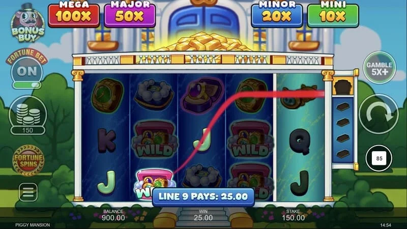 Piggy Mansion - Simbol pengumpul mengumpul wang tunai